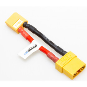 Adapter XT60 Stecker zu XT90 Buchse 12AWG 5cm