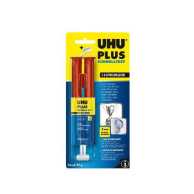 UHU Plus Schnellfest Doppelkammerspritze, 27 g
