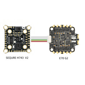 SEQURE H743 V2 FC & E70 G2 70A ESC, 30,5x30,5mm, 4–8S, FPV Stack
