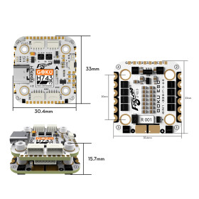 FLYWOO GOKU H743 PRO + 45A Mini AM32 Stack
