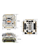 FLYWOO GOKU H743 PRO + 45A Mini AM32 Stack