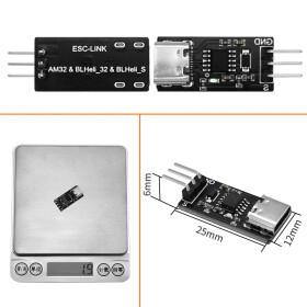 SEQURE ESC-Link für SQESC AM32/BLHeli32 ESC