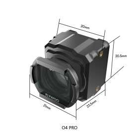 FLYWOO DJI O4 PRO WIDE Weitwinkelobjektiv 155° (20mm)