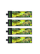 1S 4,35V 480mAh BT2.0 95C HV Lipo, BETAFPV LAVA II, 4 Stück