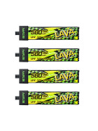 1S 4,35V 580mAh BT2.0 95C HV Lipo, BETAFPV LAVA II, 4 Stück