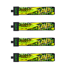 1S 4,35V 680mAh BT2.0 95C HV Lipo, BETAFPV LAVA II, 4...