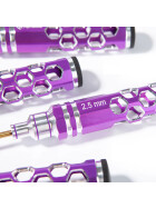 Innensechskant Schlüssel-Set LIGHT 1,5/2,0/2,5/8,0BOX Titanbeschichtet, Purple