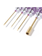 Innensechskant Schlüssel-Set LIGHT 1,5/2,0/2,5/8,0BOX Titanbeschichtet, Purple