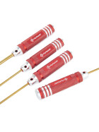 Innensechskant Schlüssel-Set 1,5/2,0/2,5/8,0BOX Titanbeschichtet, Rot