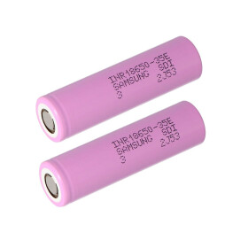 2er Set 18650 3,7V 3500mAh 13A SAMSUNG Li-Ion Akku...