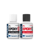 Epoxydharzkleber 5 Minuten, je 50g Harz+Härter KAVAN