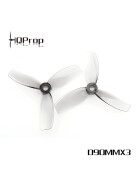 HQProp 90mm CineWhoop 3,5" 3-Blatt Propeller, 5mm Welle, Grau