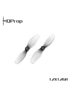 HQProp 31mm ULTRALIGHT 2-Blatt Propeller, 1mm Welle 1.2x1.2x2, grau
