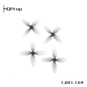 HQProp 45mm Ultralight 4-Blatt Propeller, 1.5mm Welle, grau