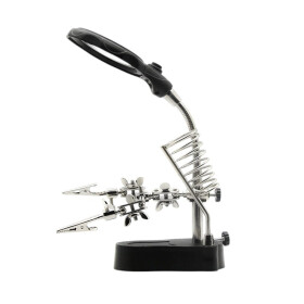 SEQURE Dritte Hand mit Vergrößerungsglas