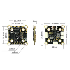 SEQURE H743 V2 ICM42688P 4-8S FPV FC Dual BEC