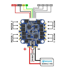 SEQURE Blueson A2 30.5x30.5 70A 2-8S 4in1 ESC AM32