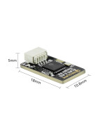 SEQURE ELRS 2,4 GHz Empfänger, SINGLE, 80mm Antenne
