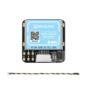 SEQURE M10-252Q QMC5883 Compass NMEA UBLOX GPS Modul