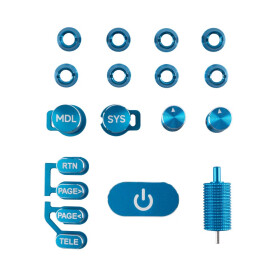 Radiomaster TX16S MK3 CNC Aluminium-Schaltersatz Blau