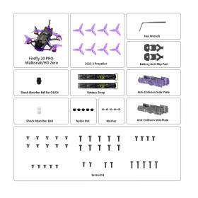 FLYWOO Firefly 20PRO 2" 4S HDZERO ELRS Micro FPV Drohne