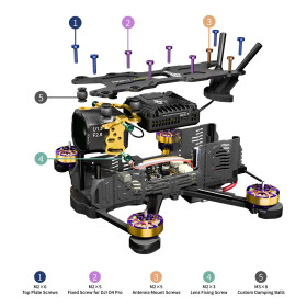 FLYWOO Firefly 25MINI 2,5" 3S DJI O4 ELRS Micro FPV...