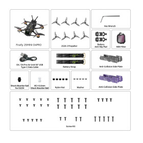 FLYWOO Firefly 25MINI 2,5" 3S DJI O4 ELRS Micro FPV Drohne