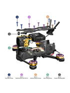 FLYWOO Firefly 25MINI 2,5" 3S DJI O4 ELRS Micro FPV Drohne