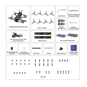 FLYWOO Firefly 25MINI 2,5" 3S HD ELRS Micro FPV Drohnen KIT