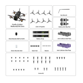 FLYWOO Firefly 25MINI 2,5" 3S HDZERO ELRS Micro FPV Drohne