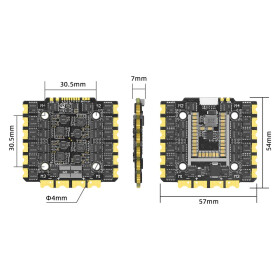 SEQURE E130 G2 4-12S 130A AM32 4IN1 FPV ESC