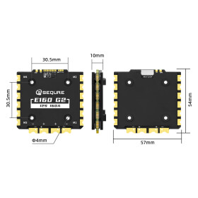 SEQURE E160 G2 4-12S 160A AM32 4IN1 FPV ESC