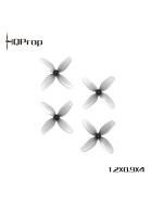 HQProp 31mm ULTRALIGHT 4-Blatt Propeller, 1mm Welle, 1.2x0.9x4, grau
