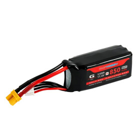OMPHOBBY 3S 11,1V 850mAh 60C Lipo OSHM2514