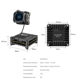 FLYWOO DJI O4 PRO Air Unit WIDE 159° FOV (MP66)