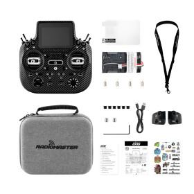 RadioMaster GX15 MAX ELRS Gemini Dual SX1281 Fernsteuerung EU-LBT Schwarz