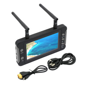 5,8GHz FPV Videosystem mit HD-Monitor und AIO FPV Kamera