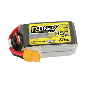 4S 14,8V 850mAh 95C TATTU R-Line Lipo Akku XT60