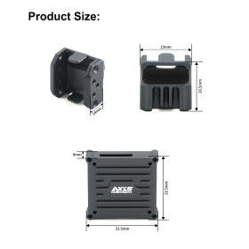 Axisflying DJI O4 Air Unit WIDE Kamera Adapter Kühlkörper Kit