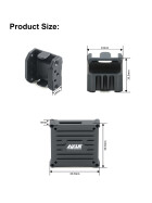 Axisflying DJI O4 Air Unit WIDE Kamera Adapter Kühlkörper Kit