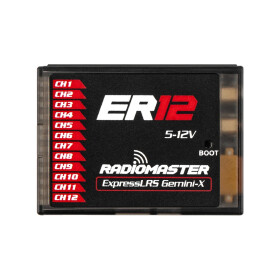 RadioMaster ER12 12-Kanal PWM Empfänger, Dual-Band...