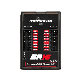 RadioMaster ER16 16-Kanal PWM Empfänger, Dual-Band...