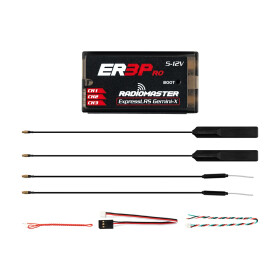 RadioMaster ER3 PRO 3-Kanal PWM Empfänger, Dual-Band...