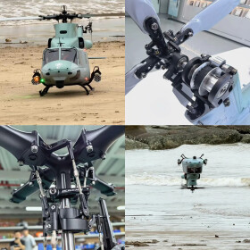 GOOSKY E7 UH-1Y Venom 700-Klasse 1/9 Maßstab BNF Scale Helicopter