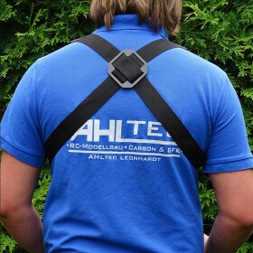Ahltec Komfort Kreuzgurt für Senderpulte in schwarz