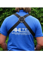Ahltec Komfort Kreuzgurt für Senderpulte in schwarz