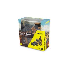 AMEWI 22773 Mini-Radlader ferngesteuert, aus Metall proportional 8-Kanal 1:64 RTR Set