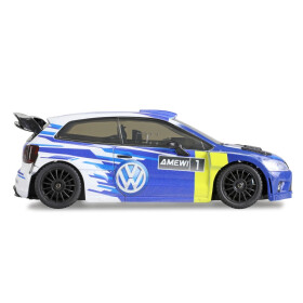 AMEWI 21149 VW Polo R WRC Rallye/Drift mit Gyro 4WD 1:28 RTR - Blau