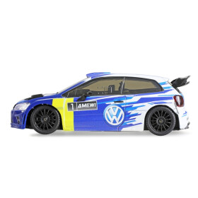 AMEWI 21149 VW Polo R WRC Rallye/Drift mit Gyro 4WD 1:28 RTR - Blau
