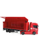 AMEWI 22783 Mini-Scania 730 S mit Kofferauflieger proportional 4WD 1:64 RTR rot